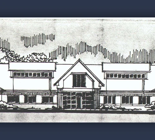 sketch of aew headquarters